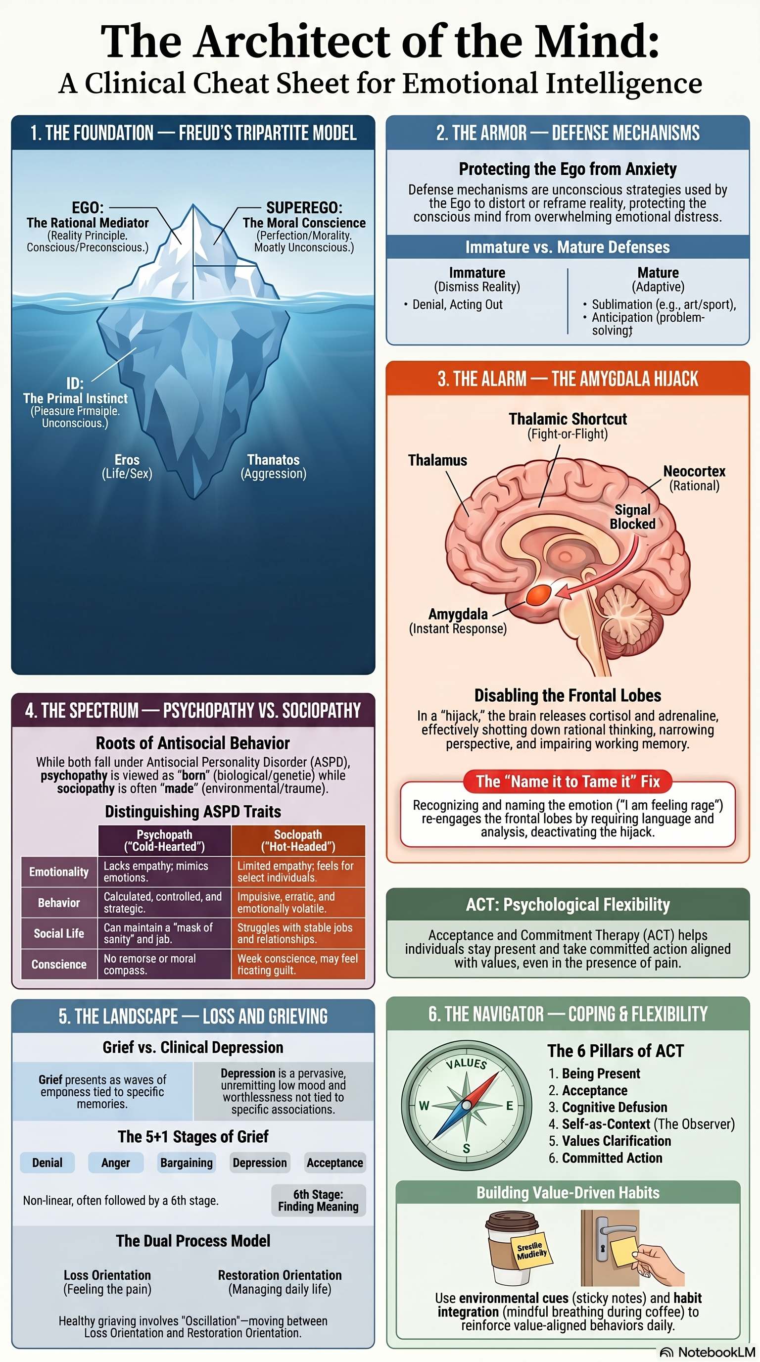 The Architect of the Mind — Clinical Cheat Sheet