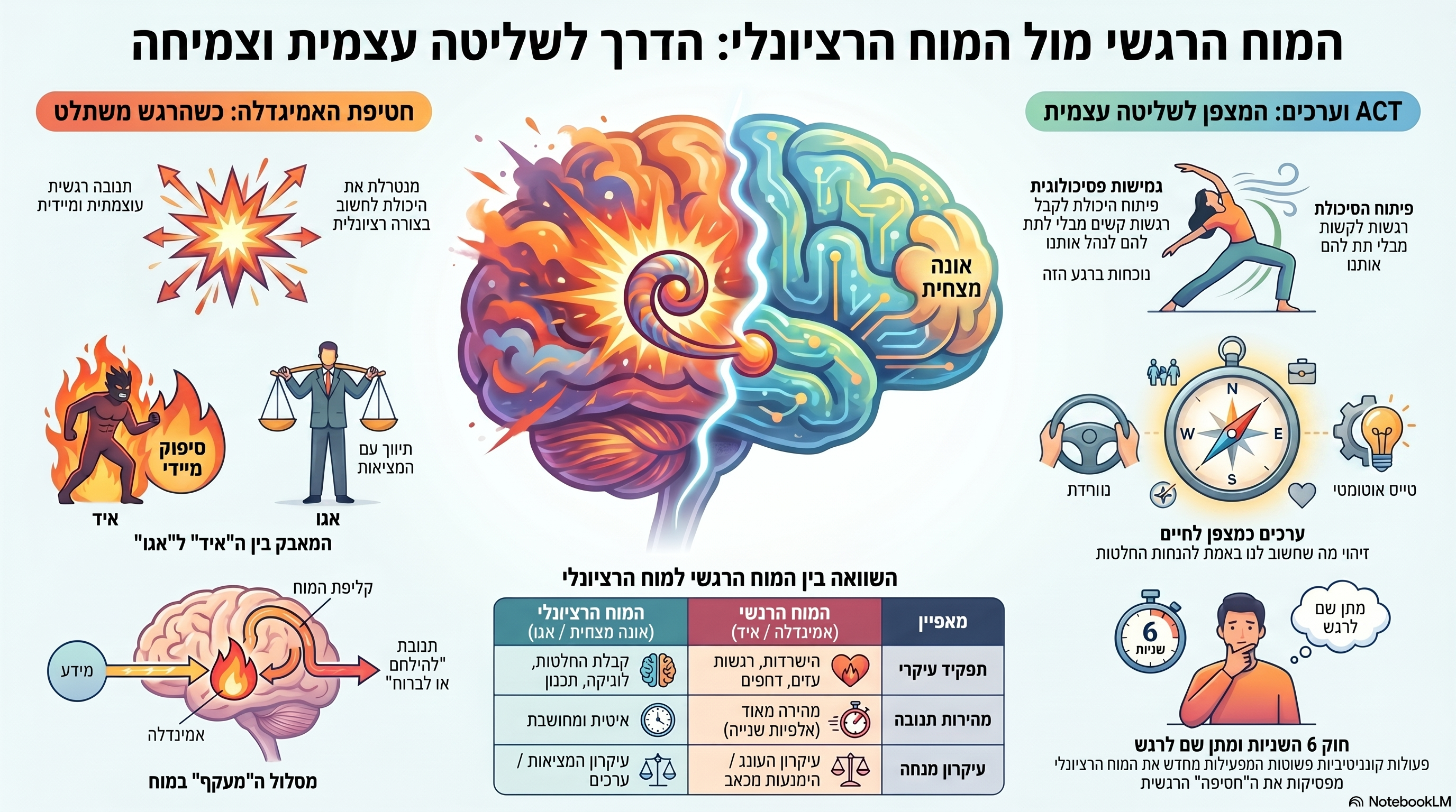המוח הרגשי מול המוח הרציונלי